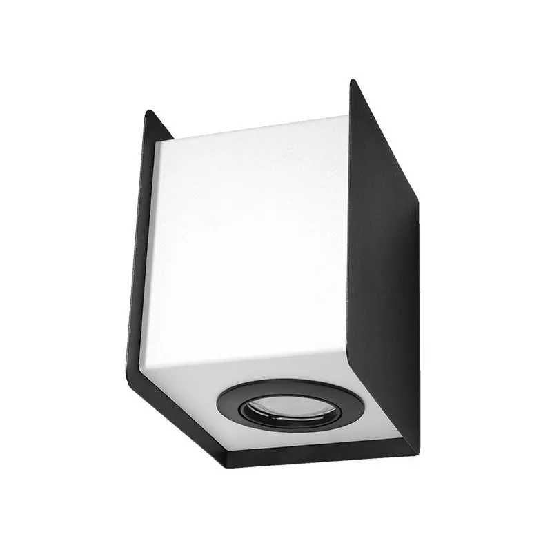 Applique STEREO 1,acier noir/blanc, GU10 - Pas cher