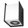 Applique STEREO 2, acier noir/blanc, GU10 - Pas cher