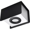 Plafonnier STEREO 1,acier noir/blanc, GU10 - Pas cher
