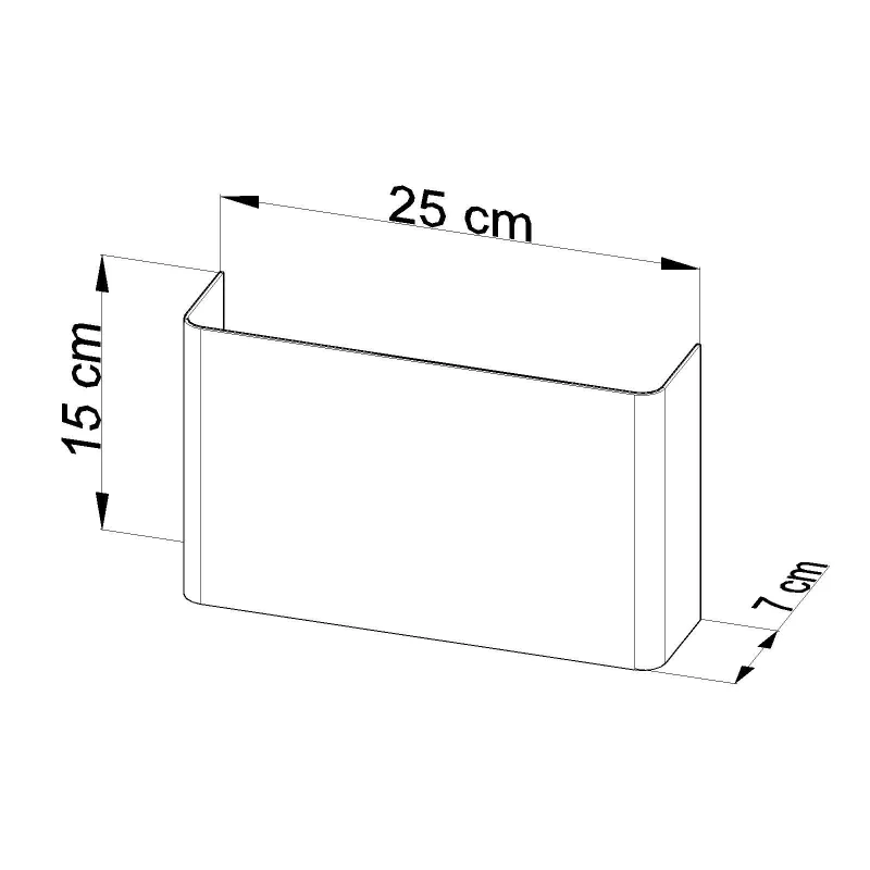 Applique COPERTURA, acier blanc - Pas cher