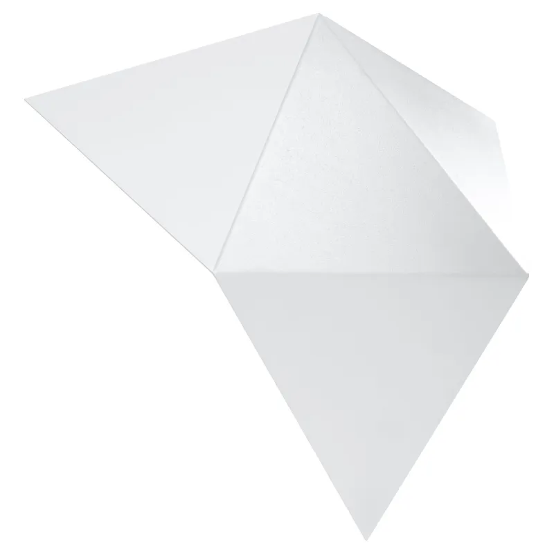 Applique SOLIDO, acier blanc - Pas cher