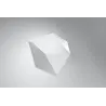 Applique SOLIDO, acier blanc - Pas cher
