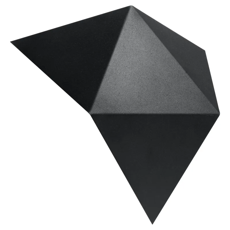 Applique SOLIDO, acier noir - Pas cher