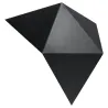 Applique SOLIDO, acier noir - Pas cher