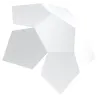 Applique PENTA, acier blanc - Pas cher