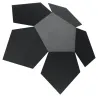 Applique PENTA, acier noir - Pas cher