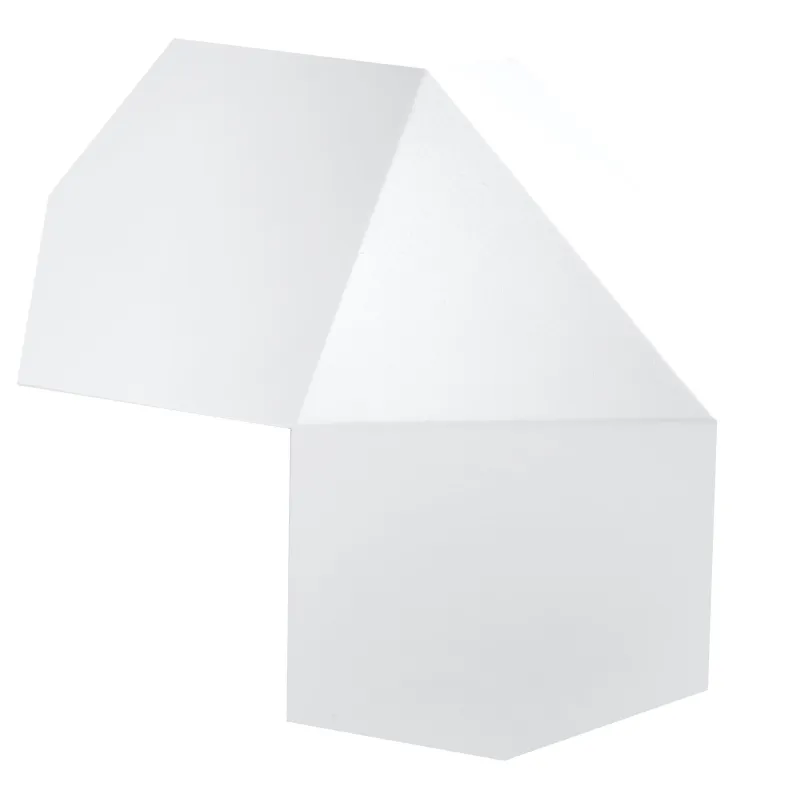 Applique TRE, acier blanc - Pas cher