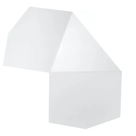 Applique TRE, acier blanc - Pas cher