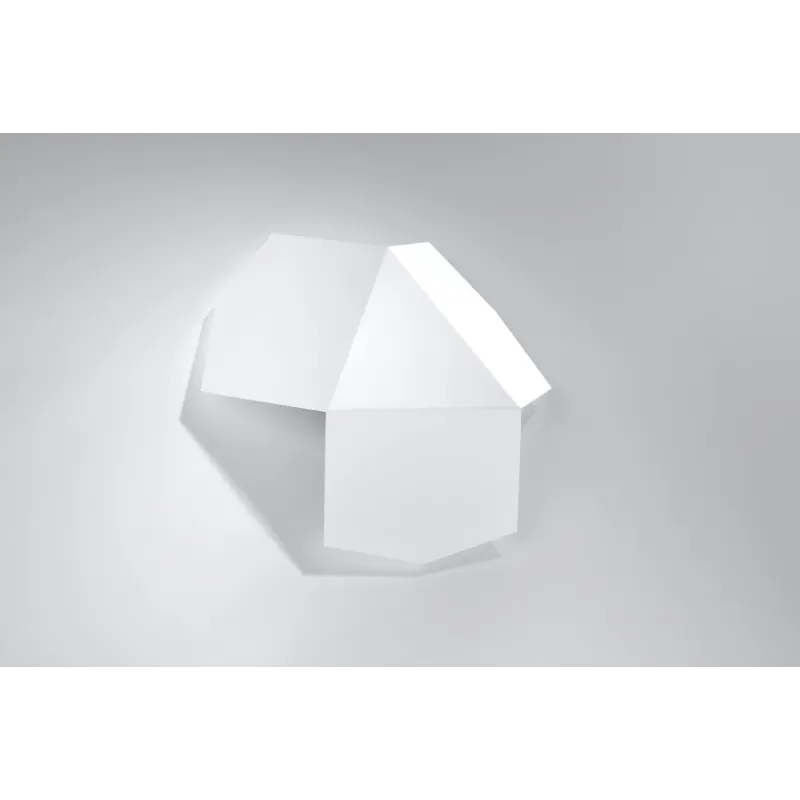 Applique TRE, acier blanc - Pas cher