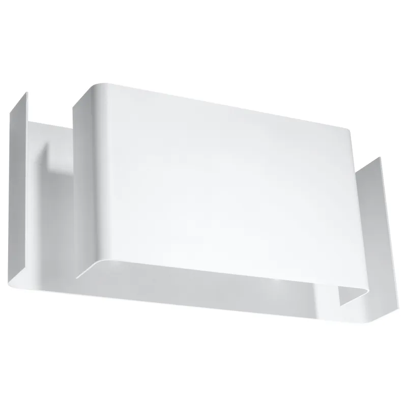 Applique SCATOLA, acier blanc - Pas cher