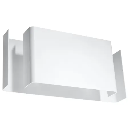 Applique SCATOLA, acier blanc - Pas cher
