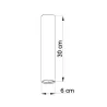 Plafonnier LAGOS, acier blanc, GU10 - Pas cher