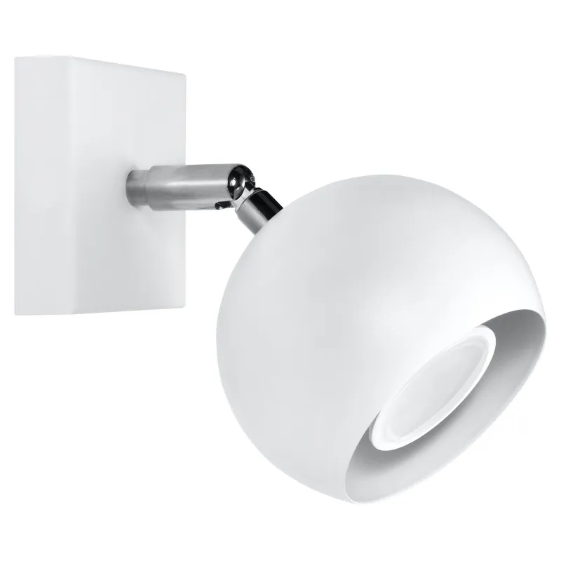 Applique OCULARE,acier blanc, GU10 - Pas cher