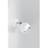 Applique OCULARE,acier blanc, GU10 - Pas cher