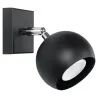Applique OCULARE, acier noir, GU10 - Pas cher