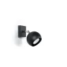 Applique OCULARE, acier noir, GU10 - Pas cher