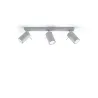 Plafonnier RING 3, acier gris, GU10 - Pas cher