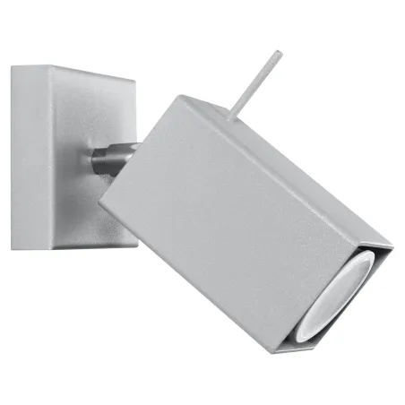 Applique MERIDA 1, acier gris, GU10 - Pas cher
