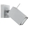 Applique MERIDA 1, acier gris, GU10 - Pas cher