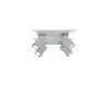 Plafonnier MERIDA 4, acier gris, GU10 - Pas cher