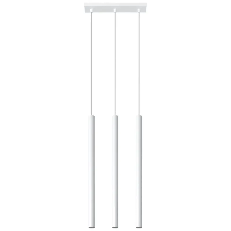 Suspension PASTELO 3, acier blanc - Pas cher