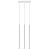 Suspension PASTELO 3, acier blanc - Pas cher