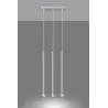 Suspension PASTELO 3, acier blanc - Pas cher