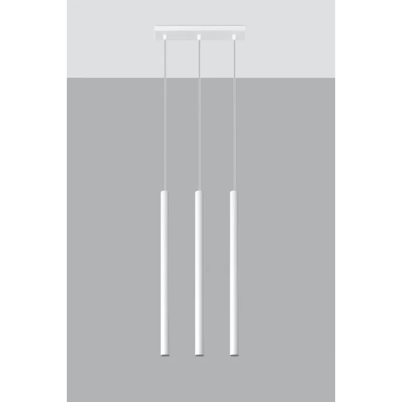 Suspension PASTELO 3, acier blanc - Pas cher