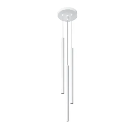 Suspension PASTELO 3P, acier blanc - Pas cher