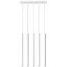 Suspension PASTELO 5, acier blanc - Pas cher