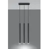 Suspension PASTELO 3, acier noir - Pas cher