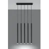 Suspension PASTELO 5, acier noir - Pas cher