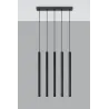 Suspension PASTELO 5, acier noir - Pas cher