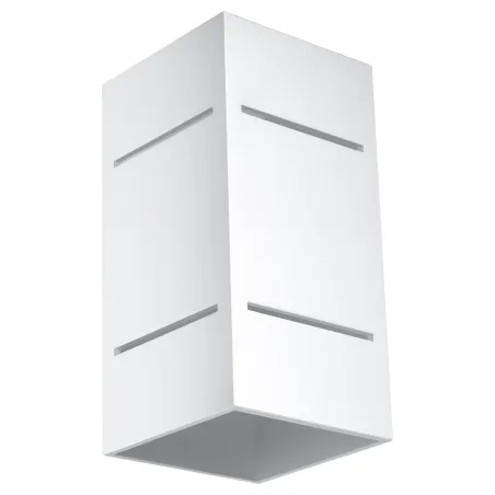 Applique BLOCCO, aluminium blanc - Pas cher