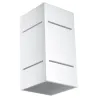 Applique BLOCCO, aluminium blanc - Pas cher