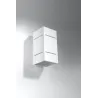 Applique BLOCCO, aluminium blanc - Pas cher