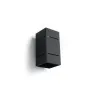 Applique BLOCCO, aluminium noir - Pas cher
