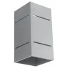 Applique BLOCCO, aluminium gris - Pas cher