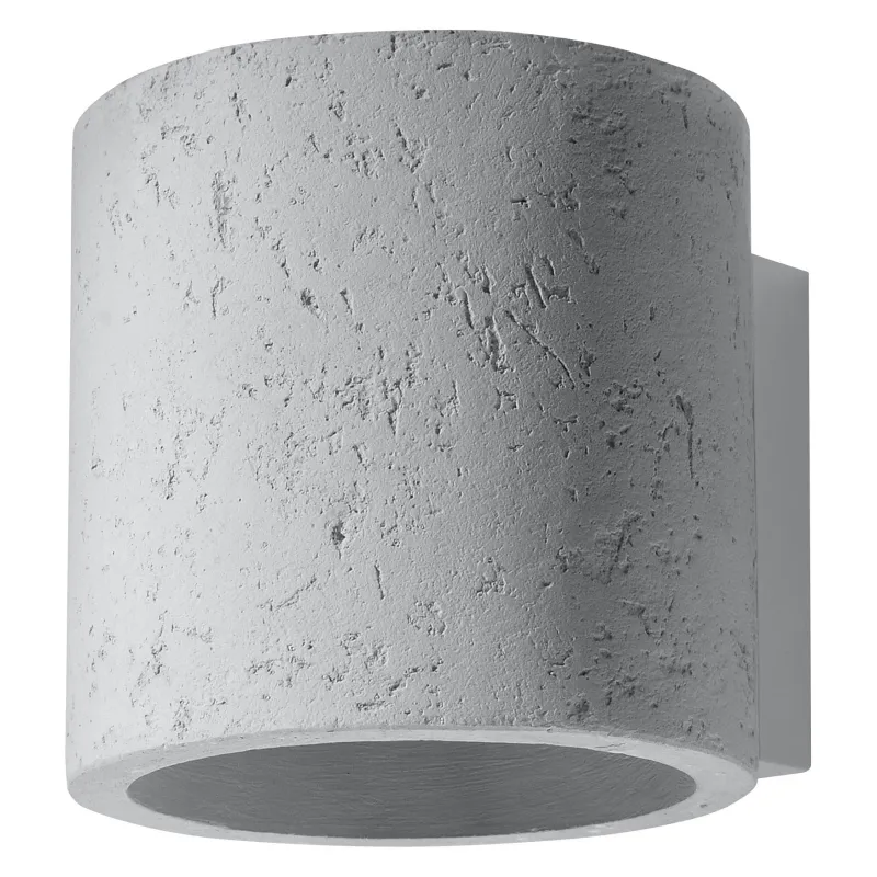 Applique ORBIS beton blanc - Pas cher