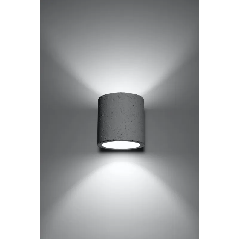 Applique ORBIS beton blanc - Pas cher