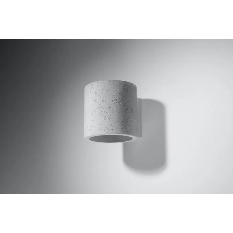 Applique ORBIS beton blanc - Pas cher