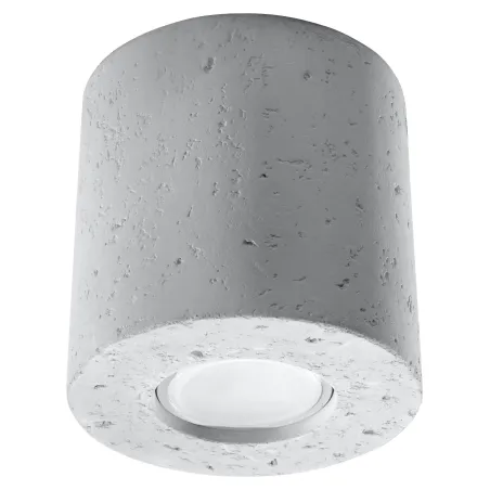 Plafonnier ORBIS beton blanc, GU10 - Pas cher