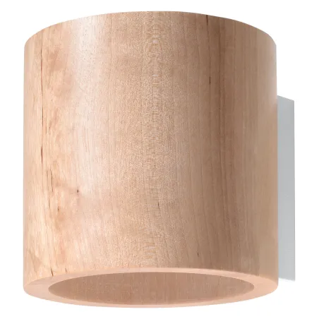 Applique ORBIS bois naturel - Pas cher