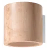 Applique ORBIS bois naturel - Pas cher
