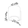 Applique ORBIS bois naturel - Pas cher