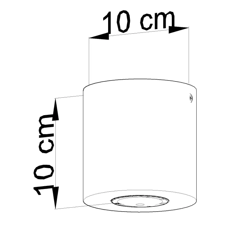 Plafonnier ORBIS bois naturel, GU10 - Pas cher