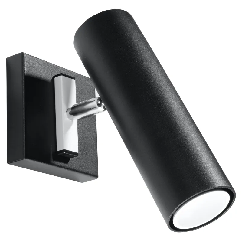 Applique DIREZIONE, acier noir, GU10 - Pas cher