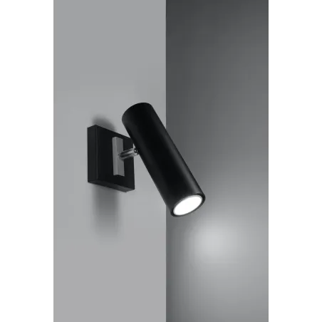 Applique DIREZIONE, acier noir, GU10 - Pas cher