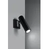 Applique DIREZIONE, acier noir, GU10 - Pas cher