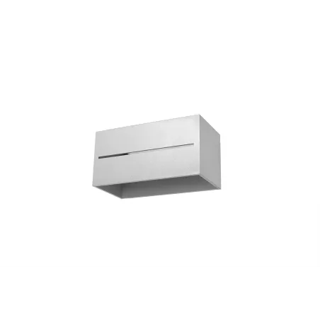 Applique LOBO MAXI, aluminium gris - Pas cher